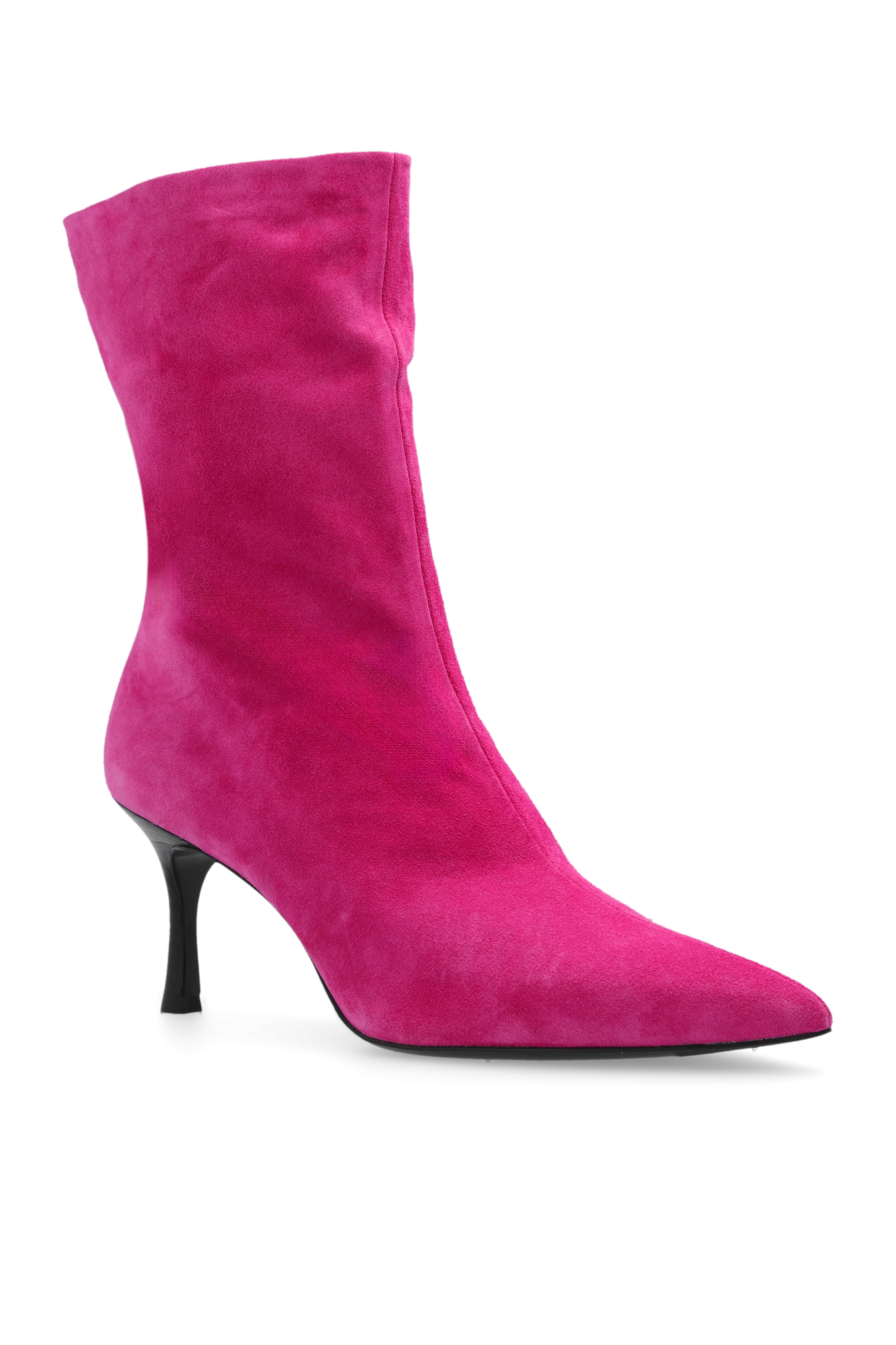 Hot pink shop velvet boots